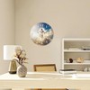 Identiy Jesus Christ Ascending Round Wall Clock Non-Ticking Battery Operated,12