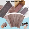 SG Store 25pcs Mesh Sanding Sheets 70x198mm Mesh Hook and