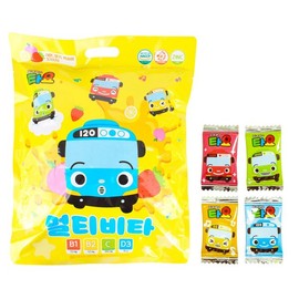 타요 멀티비타 1000정/레몬 딸기 복숭아 3가지맛 Tayo Multivitamin 1000 Tablets / Lemon Strawberry Peach 3 Flavors