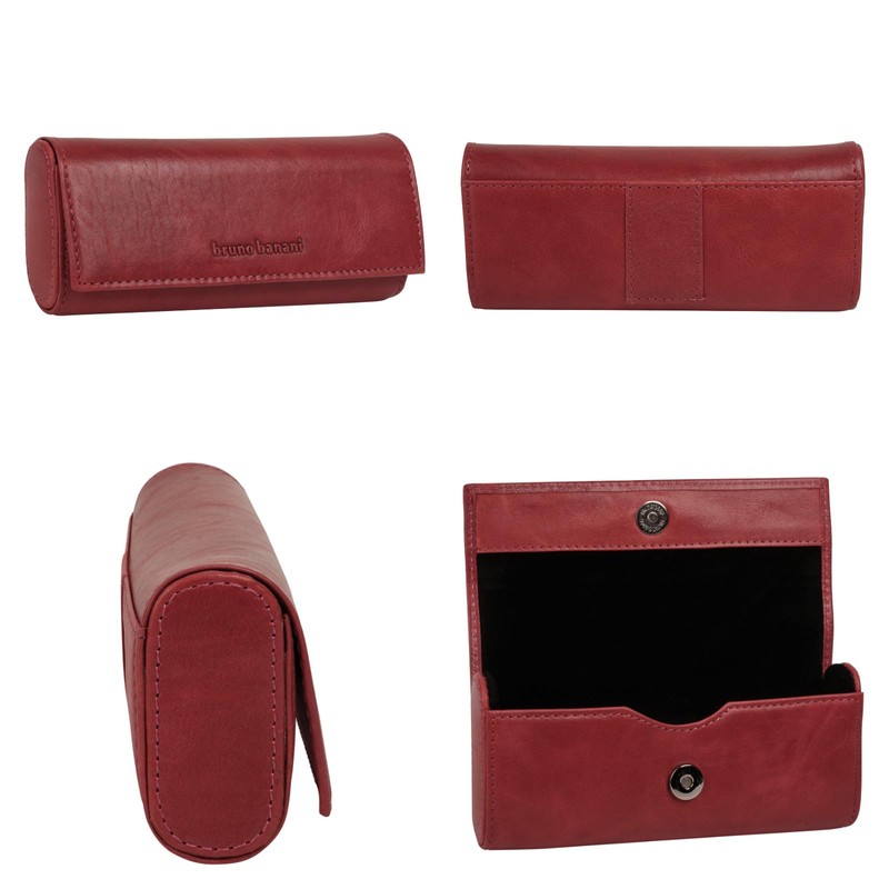 bruno banani 022056 Real Leather Glasses Case for Men, Women,