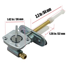 Fuel Gas Tank Switch Valve Petcock For Suzuki DR200 DR250 DR350 DR350S DR350SE DR650, Fuel Tank Petcock Valve Switch Compatible with Yamaha Blaster 200 YFS200 1988-2006