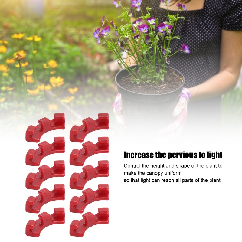 10Pcs 90 Degree Plant Bender Branch Bending Clips Auxiliary Tool