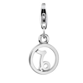 Nenalina Charm Capricorn Zodiac Pendant, for All Brands of Charm Bracelets and Necklaces, Made of 925 Sterling Silver 713290-000