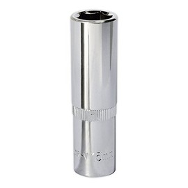 Sealey SP1215D Walldrive Fully Polished Deep Socket, 1/2" Square Drive, 15mm