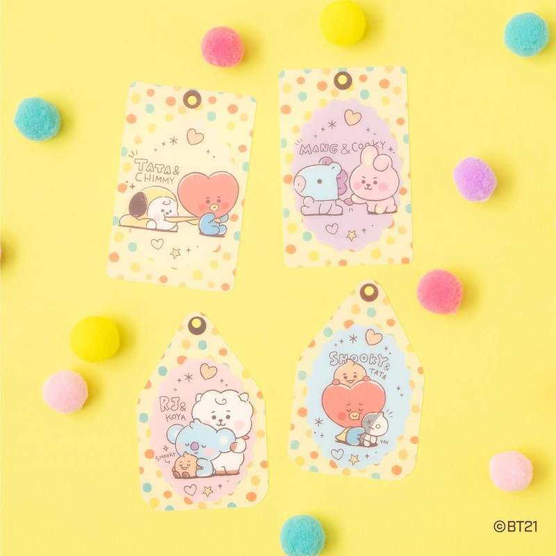 BANDAI BT21 Card Mascot Set (Pack Box)