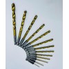 hep® 13pc Titanium Coated Hss Drill Bit High Speed Twist