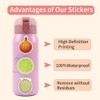 100 PCS Stickers for Fruit,Cute Fruits Stickers,Teens Boys and Girls