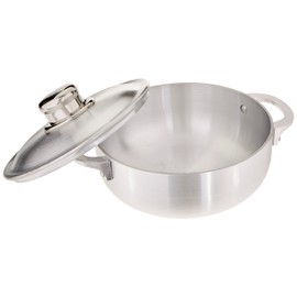 Uniware Super Quality Aluminum Caldero/ Stock Pot with Aluminum lid, Thickness 3mm, 1.7 QT