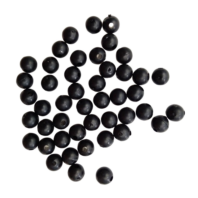 100pcs Soft Rubber Beads Carp Fishing Tackle Ultralight Beans Float