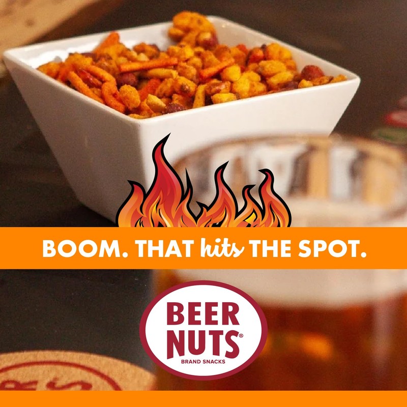 Beer Nuts Habanero Bar Mix, Fiery Hot Habanero Mix Of