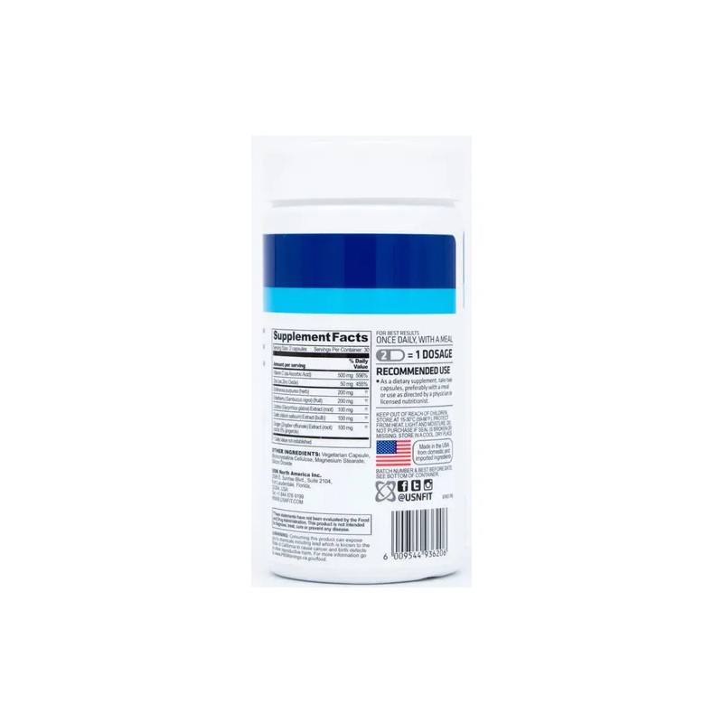 Usn Immune Health 60 Caps Refuerzo Inmunológico Diario