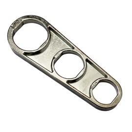 3-in-1 Faucet Aerator Wrench for Removal and Installation – Metal Sink Aerator Tool with 16mm, 20mm & 24mm Openings
