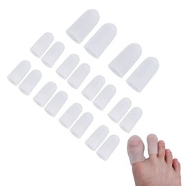Descubre el confort de Rosvola con este pack de 20 pcs protectores de Silicona Gel diseñados para combatir uñas encarnadas, ampollas y roces, dedos en martillo. Su