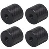 [Z-Jing] 4pcs 1/4" Female Thread Conversion Adapter Barrel Nut 3/8"