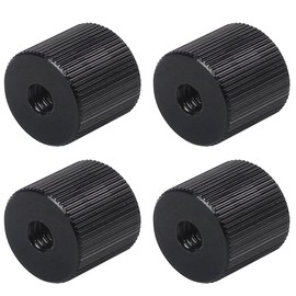 [Z-Jing] 4pcs 1/4" Female Thread Conversion Adapter Barrel Nut 3/8" to 1/4" Screw Adapter, Suitable for Camera Tripod/Monopod Cold/Hot Shoes, Clamps and More (3/8" to 1/4")