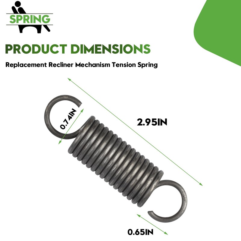 YeuauTa 2-7/8" Recliner Mechanism Springs for Lane, Lane, Action and