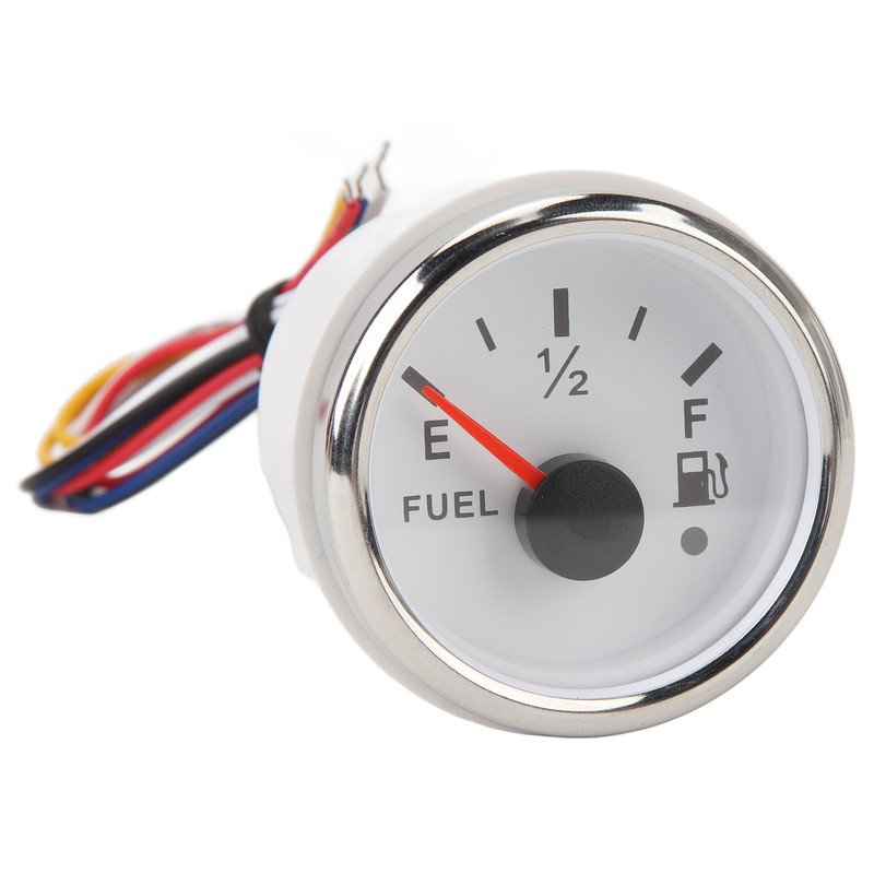 2in Fuel Level Gauge Colorful Backlight Fuel Level Meter for