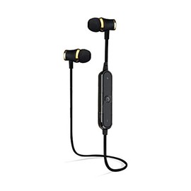 Bluetooth Earphone Ring for Alcatel 1C 2019 Smartphone Wireless Remote Hands-Free Calling Black