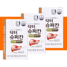 HL Science Dr. Superkan Milk Thistle 30 capsules x 3 boxes / 에이치엘사이언스 닥터슈퍼칸 밀크씨슬 30캡슐 x3박스