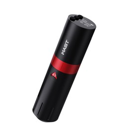 Mast Flip2 Wireless Tattoo Pen Machine Gun, Adjustable 6 Strokes 2.4-4.2mm, Rechargeable Battery Digital Display, Coreless Tattoo Motor by Mcore (1 Battery)
