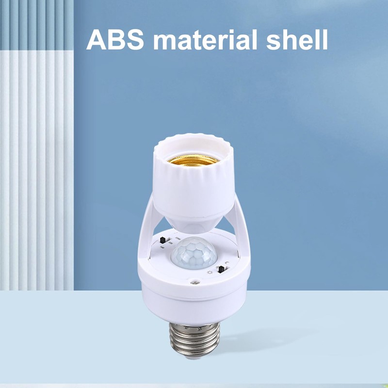 Aoresac Motion Sensor Lamp Holder E27 LED Light Bulb Socket