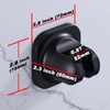 BSTIIU Handheld Shower Head Holder, Adhesive Showerhead Bracket, Angle Adjustable