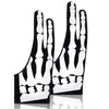 Jecery 2 Pieces Skeleton Artist Glove for Drawing Tablet Glove