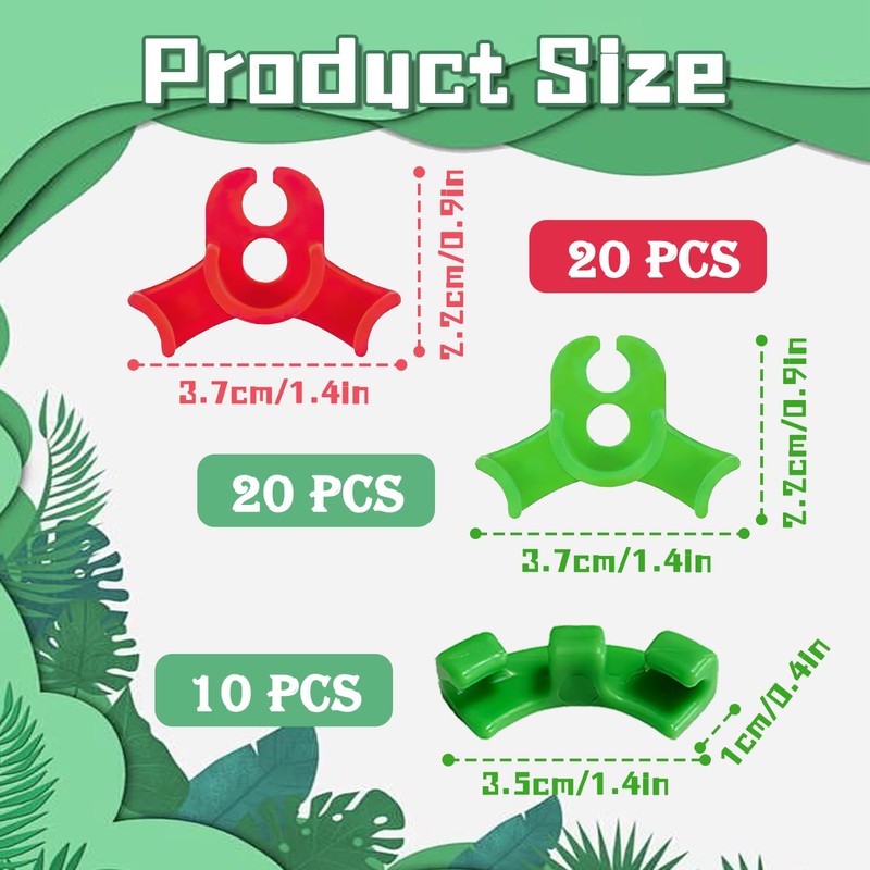 50 Pieces Plant Bender, 90 Degree Angle Plant Clips, Plant