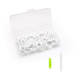 KLEHOPE Hooks for Picture Frames, 30 Pieces Non-Trace Hardwall Picture Hooks Nails, 25 mm Residue-Free Hard Walls Drywall Picture Hooks, Hardwall Picture Hooks for Hanging Wedding Photos