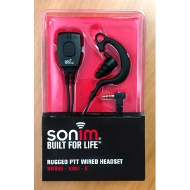 Sonim Rugged PTT Wired Headset (RWRHS-10001-U