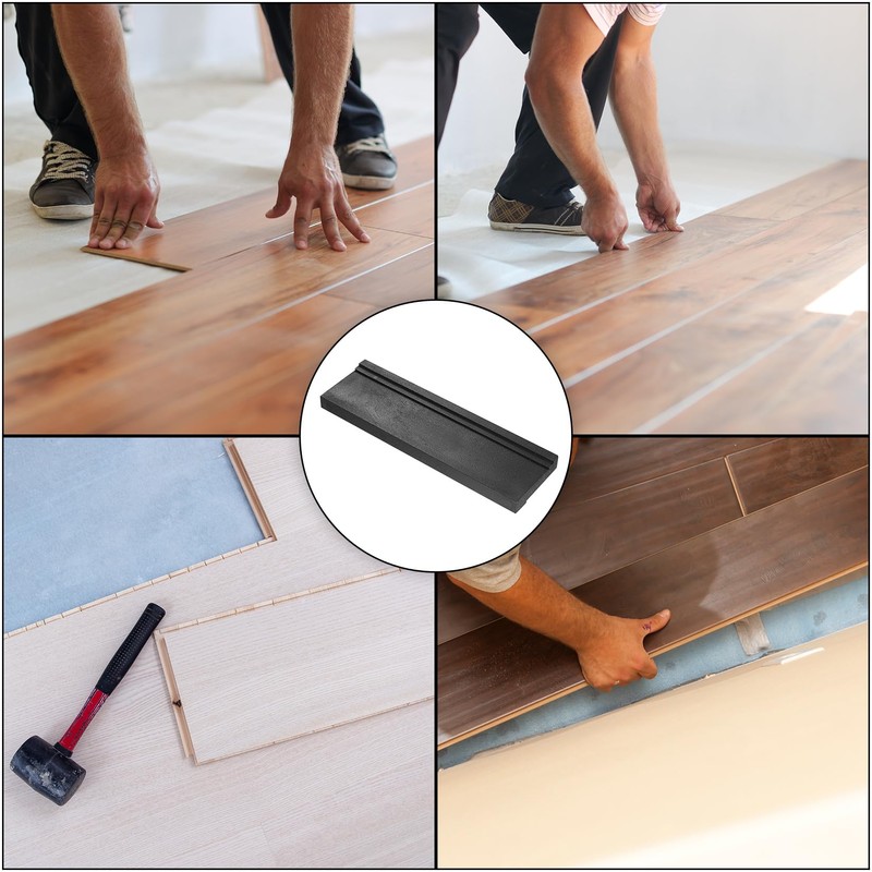 2 Pcs Laminate Flooring Tools, Universal Tapping Block for Vinyl