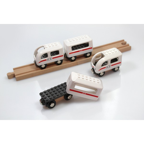 NOPPI Railways – DB ICE (in White) Compatible for Wood