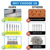 BESTYCHAO 180Pcs Blind Rivets Kit, Stainless Steel Pop Rivets 6