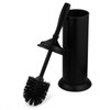 Splash Home Kolva Stainless Steel Toilet Brush with Holder, Bowl