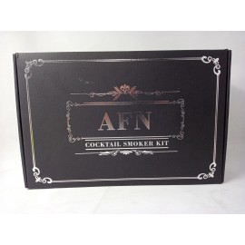 AFN COCKTAIL SMOKER KIT W/TORCH 6 FLAVORS WOOD CHIPS-See Flavors In Description