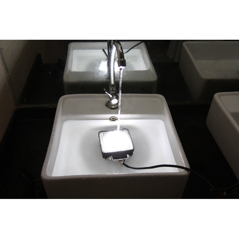LED Work Light, 24 V, 12 V, 27 W, Wide