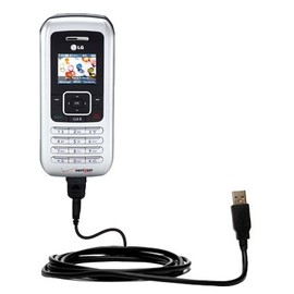 Gomadic USB Data Hot Sync Straight Cable for The LG EnV with Charge Function – Two Functions in one Unique TipExchange Enabled Cable