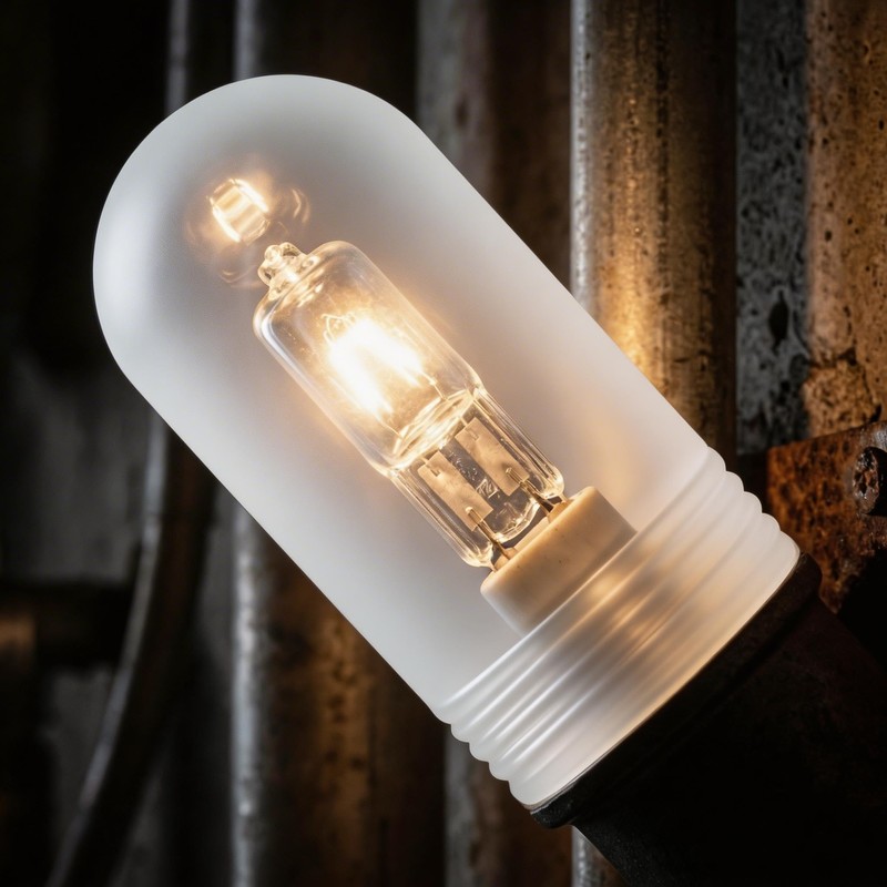 LIFEHIM G9 Glass Bulb Cover, Frosted Borosilicate Light Shade Replacement,