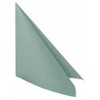 50 Apartina Napkins Fabric-Like Airlaid, Plain, Eucalyptus Green, Size 33