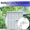 1 Pack Mailbox Lock with Key, Mailbox Lock Replacement for