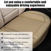Ziciner Car Seat Bottom Cover Pad, 24.4"×21.7" Leather Vehicle Seat