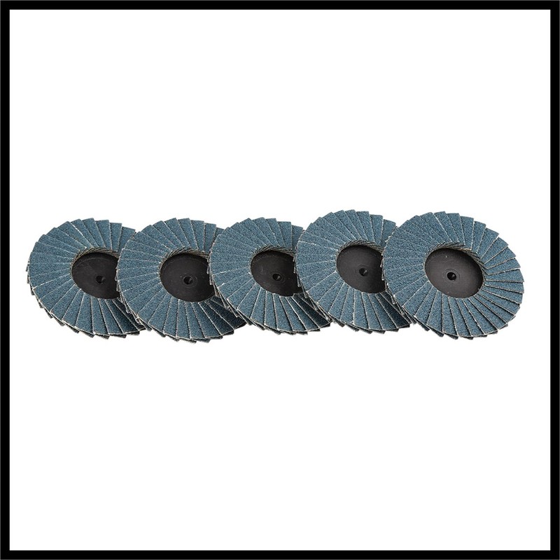 Hihaha 10pcs 2 Inch High Density Flap Disc Sanding Grinding