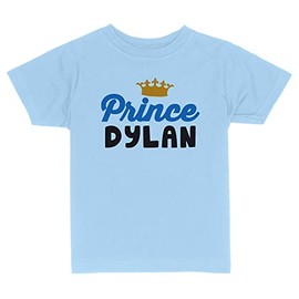 Prince Dylan Toddler Kids T-Shirt 3T Light Blue