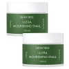 Dewytree Daily Care Moisture Cream Snail Anti-Wrinkle Cream High Moisture 80ml 2 Pieces / 듀이트리 데일리케어 수분 크림 달팽이 주름개선 스네일 크림 고보습 80ml 2개