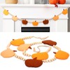 Capoda Thanksgiving Decoration Thanksgiving Pumpkins Garland Fall Felt Pumpkin Banner