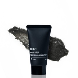 ZIGEN Men's Salt Scrub Face Wash [Dark Pores & Skin Care] Weekly Special Care Salt Face Wash for Men 1.6 oz (45 g) (Trial Size)