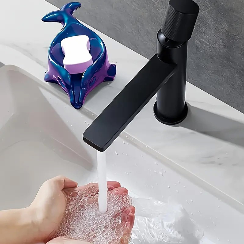 5 Pieces Self-Draining Soap Holder Silicone Resin Mold, DIY Soap