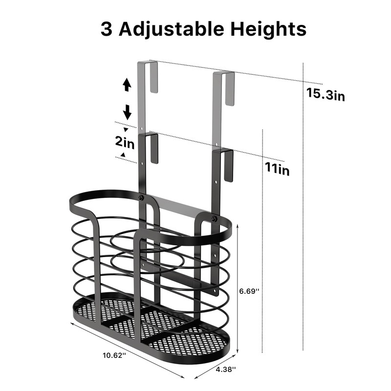 YIGII Hair Tool Organizer - Dryer Holder/Blow Holder Cabinet Door,