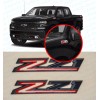 OEM 2pcs Black Red 2019-2023 Chevy Silverado Z71 Emblem Fender