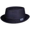 Stetson Sustainable Denim Pork Pie Fabric Hat, Pork Pie Hat,